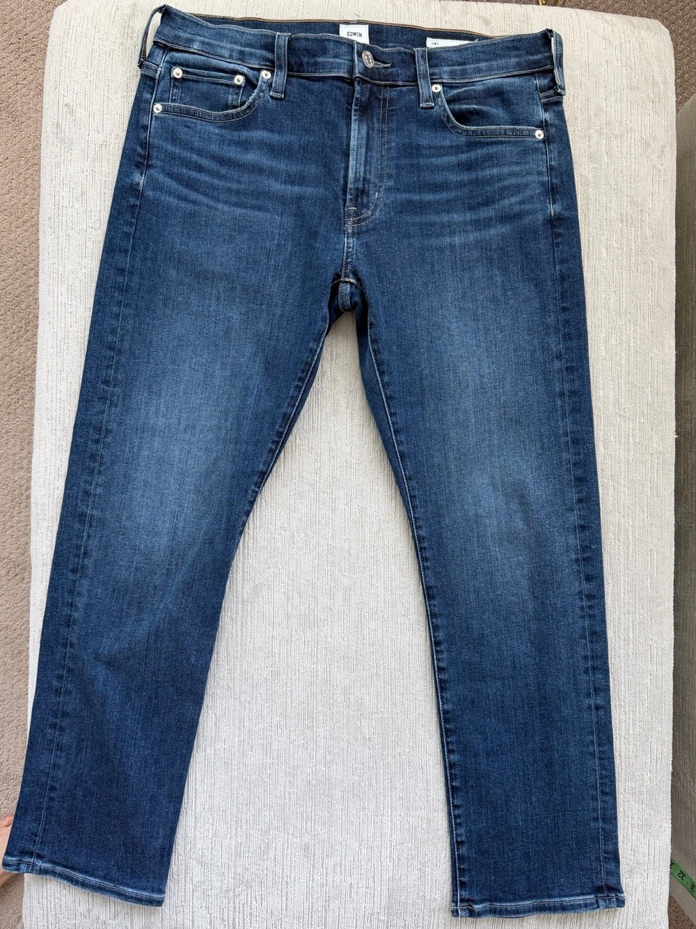 Edwin Jamie Boyfriend Jeans Dark Wash Relaxed Denim Size 27